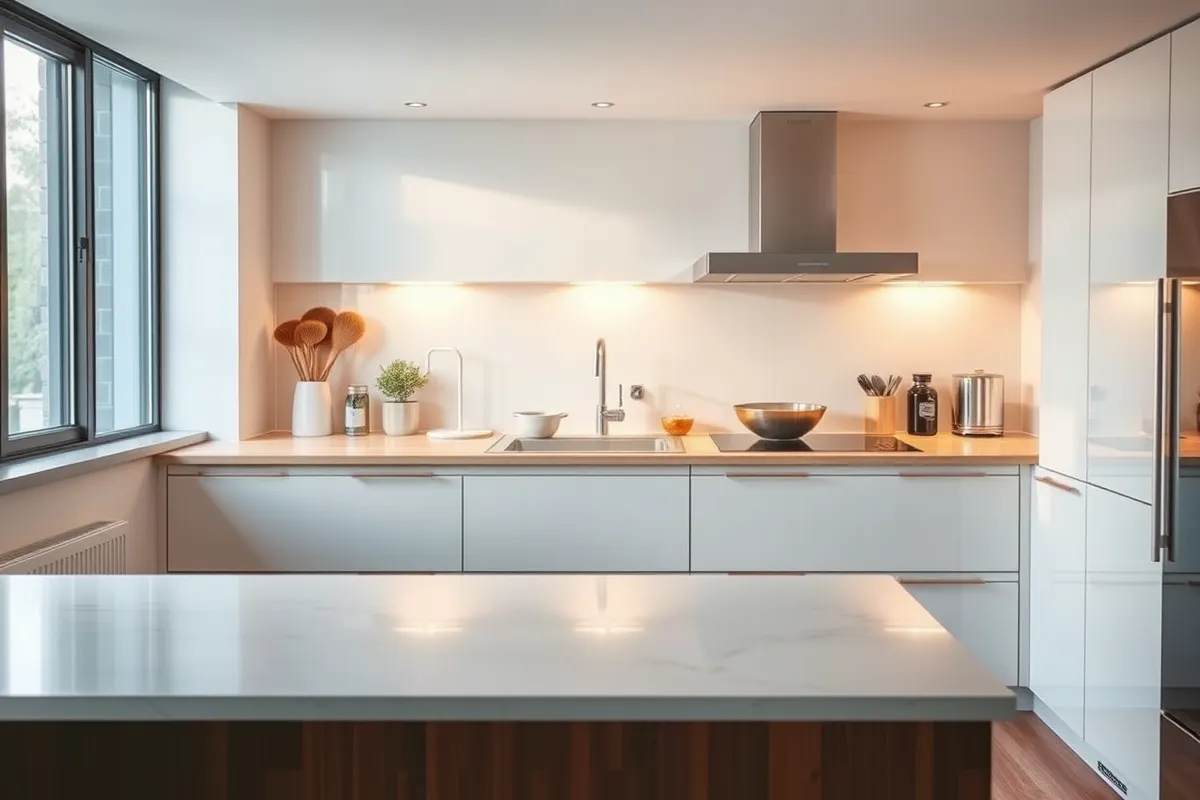hauteur standard plan de travail cuisine