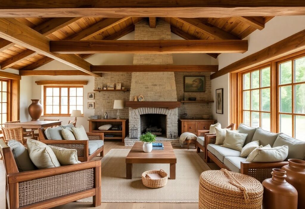 deco maison de campagne cosy