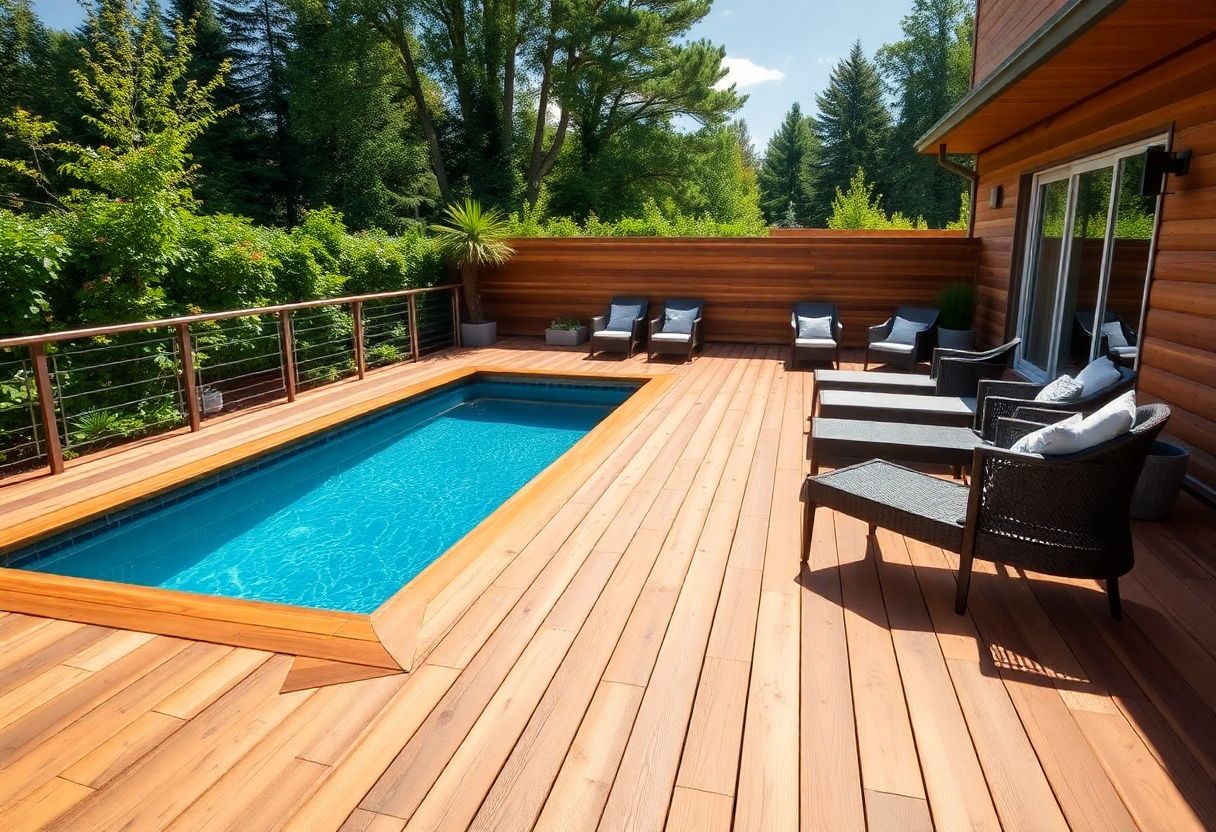 Piscine sur terrasse bois : guide d’installation et conseils pratiques