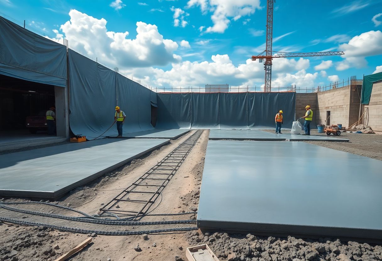 temps de sechage beton