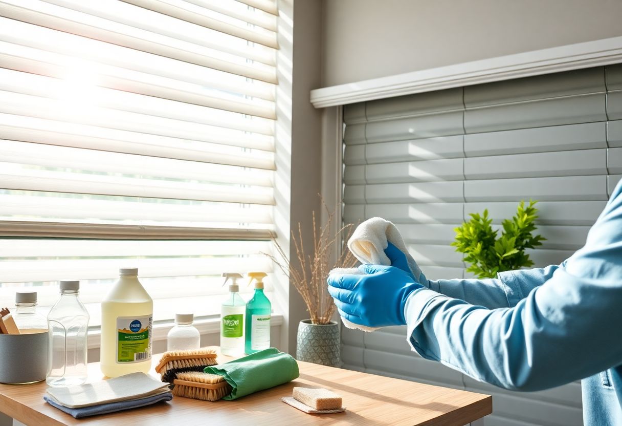 comment nettoyer volet roulant intérieur