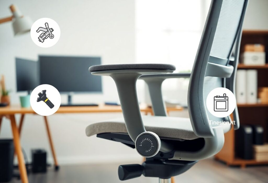 à quoi sert la molette sous une chaise de bureau