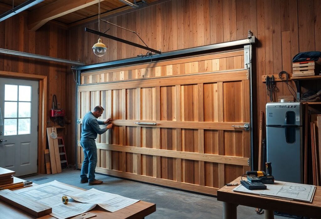 fabriquer une porte de garage