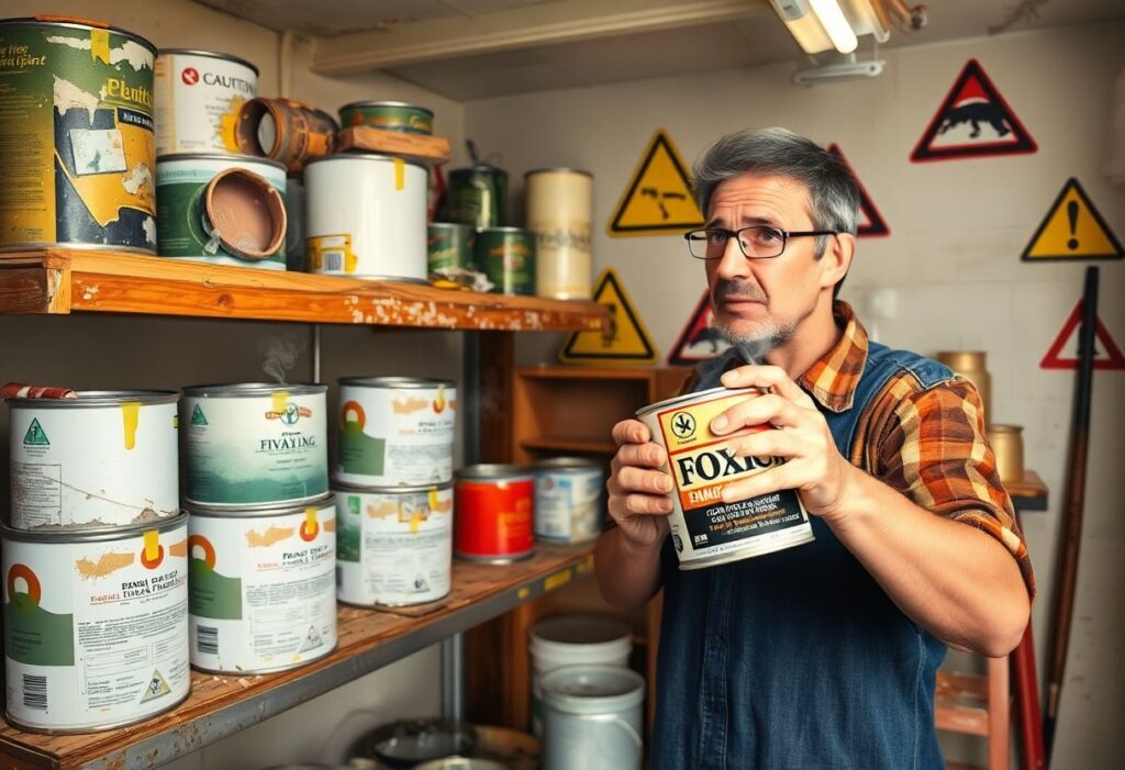 peinture périmée danger