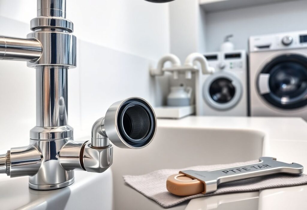 brancher machine à laver sur robinet évier