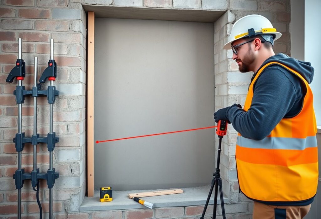 comment couler un linteau béton dans un mur existant
