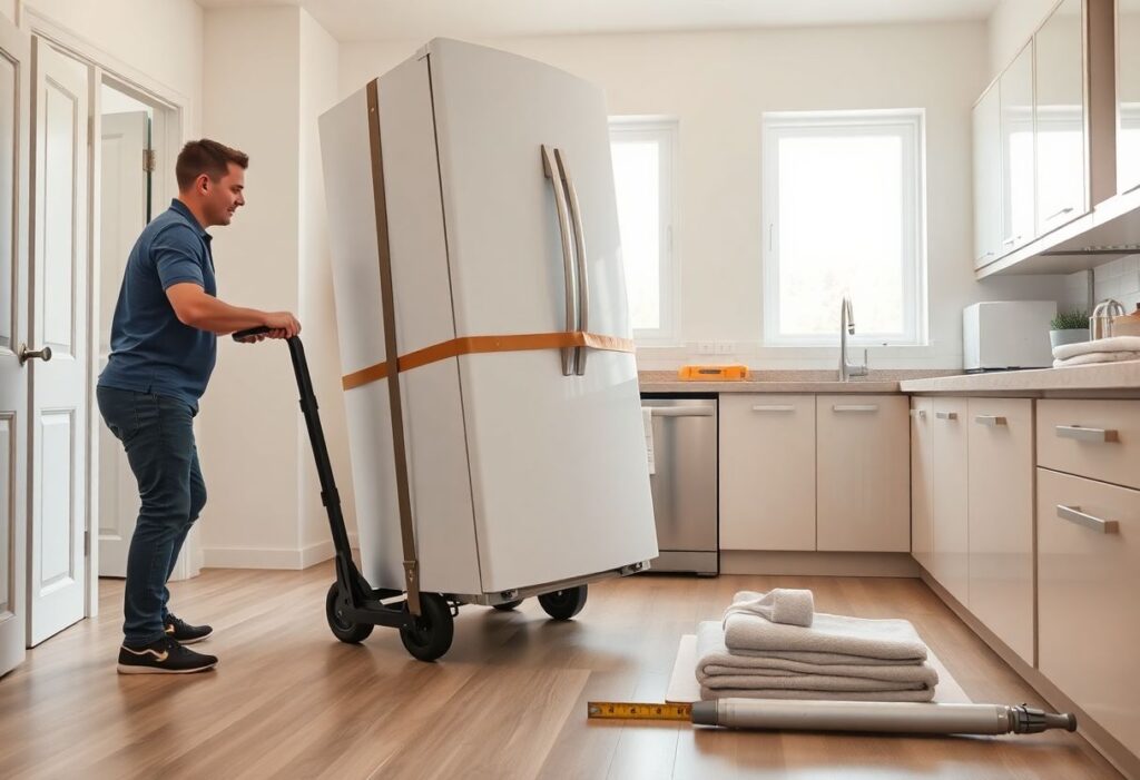 déplacer un frigo de quelques mètres