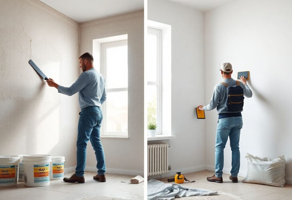 map ou enduit de rebouchage