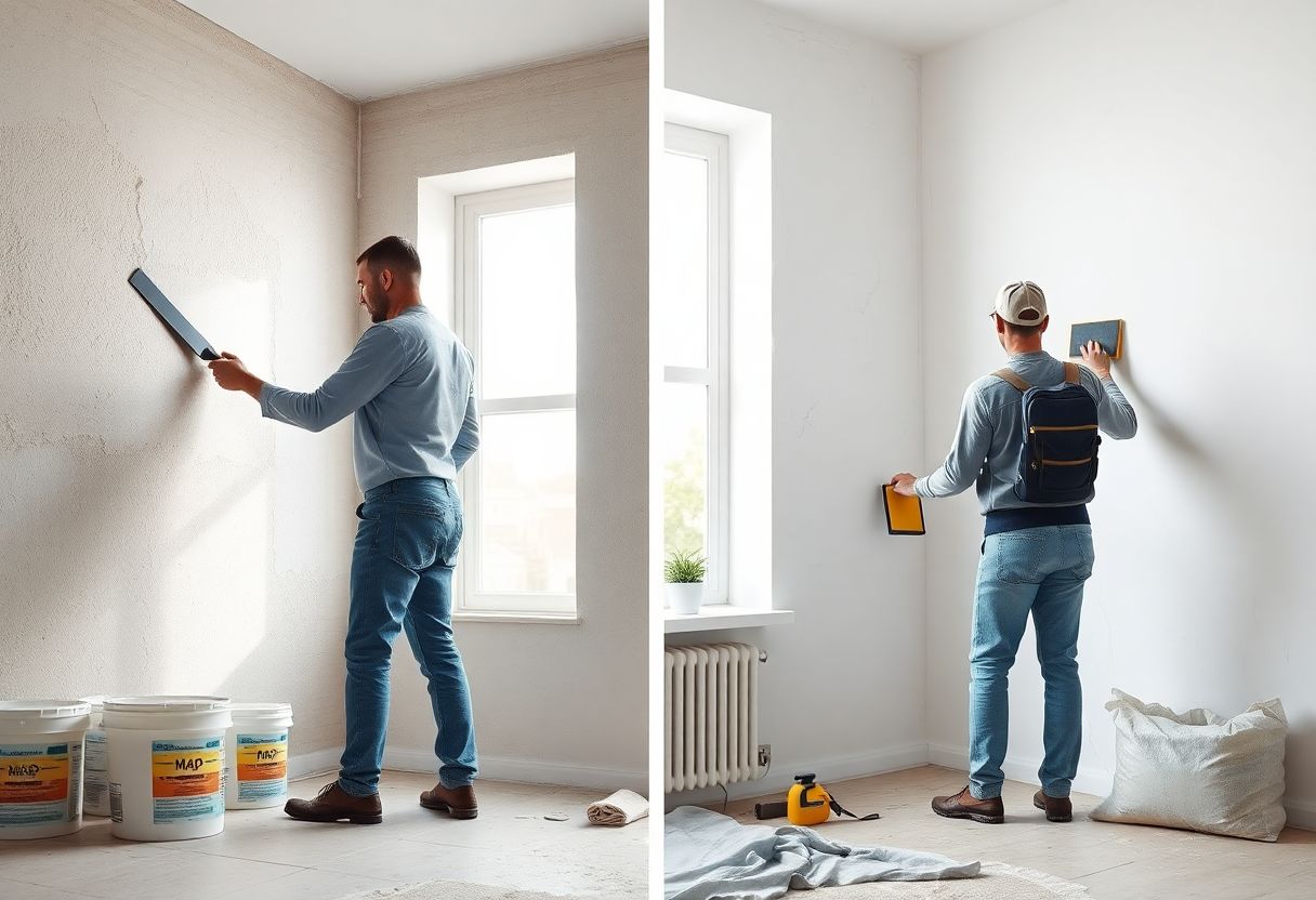 map ou enduit de rebouchage