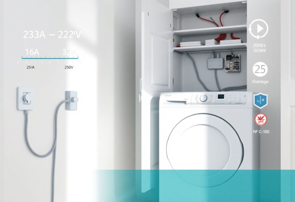 peut on brancher un sèche linge sur une prise normale