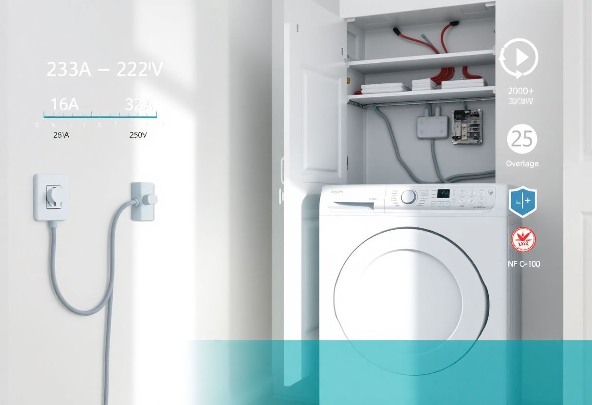 peut on brancher un sèche linge sur une prise normale