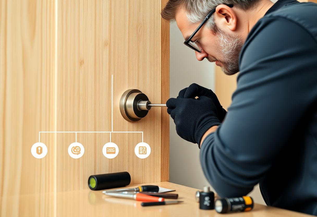 retirer cylindre serrure sans clé