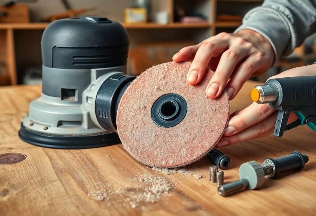 scratch ponceuse ne colle plus