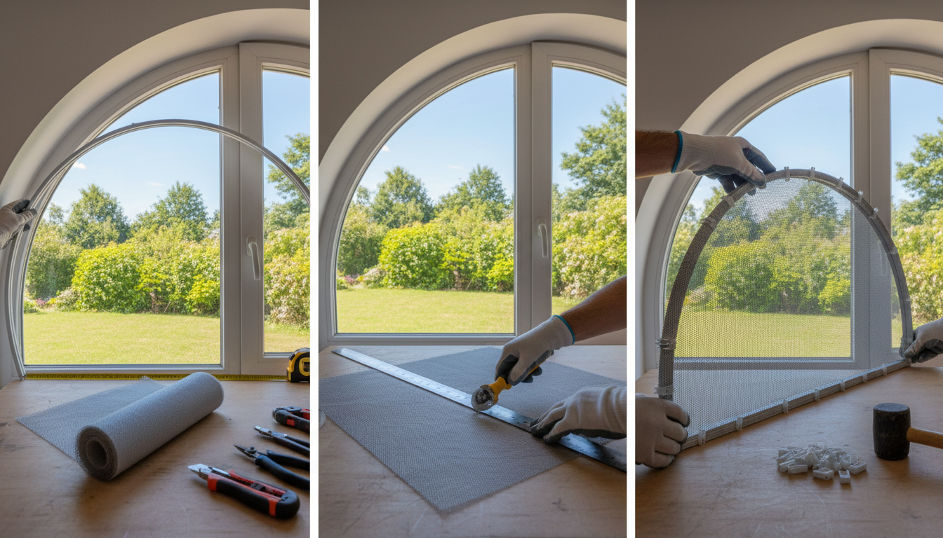 découvrez comment fabriquer facilement une moustiquaire sur mesure pour une fenêtre cintrée grâce à notre guide étape par étape simple et pratique.