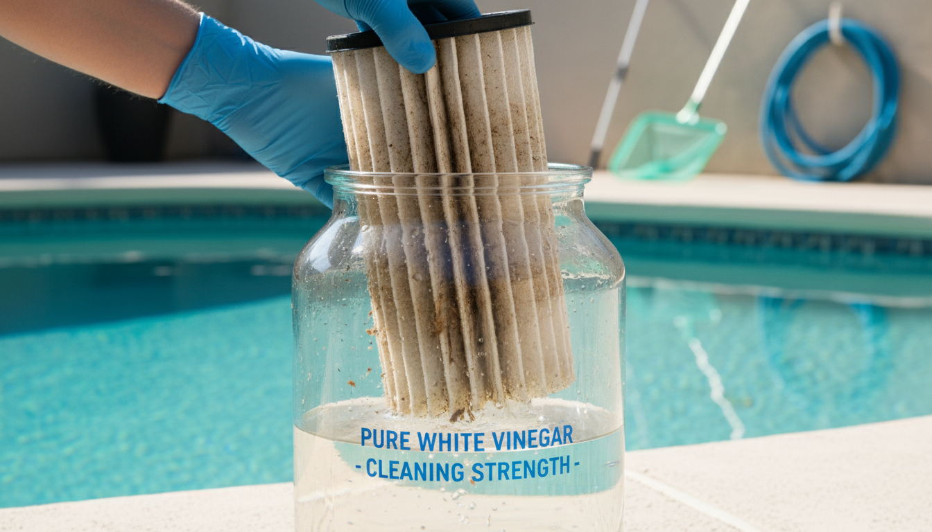 découvrez une méthode efficace et économique pour nettoyer le filtre de votre piscine avec du vinaigre blanc, afin d'assurer une eau claire et un bon fonctionnement de votre filtration.