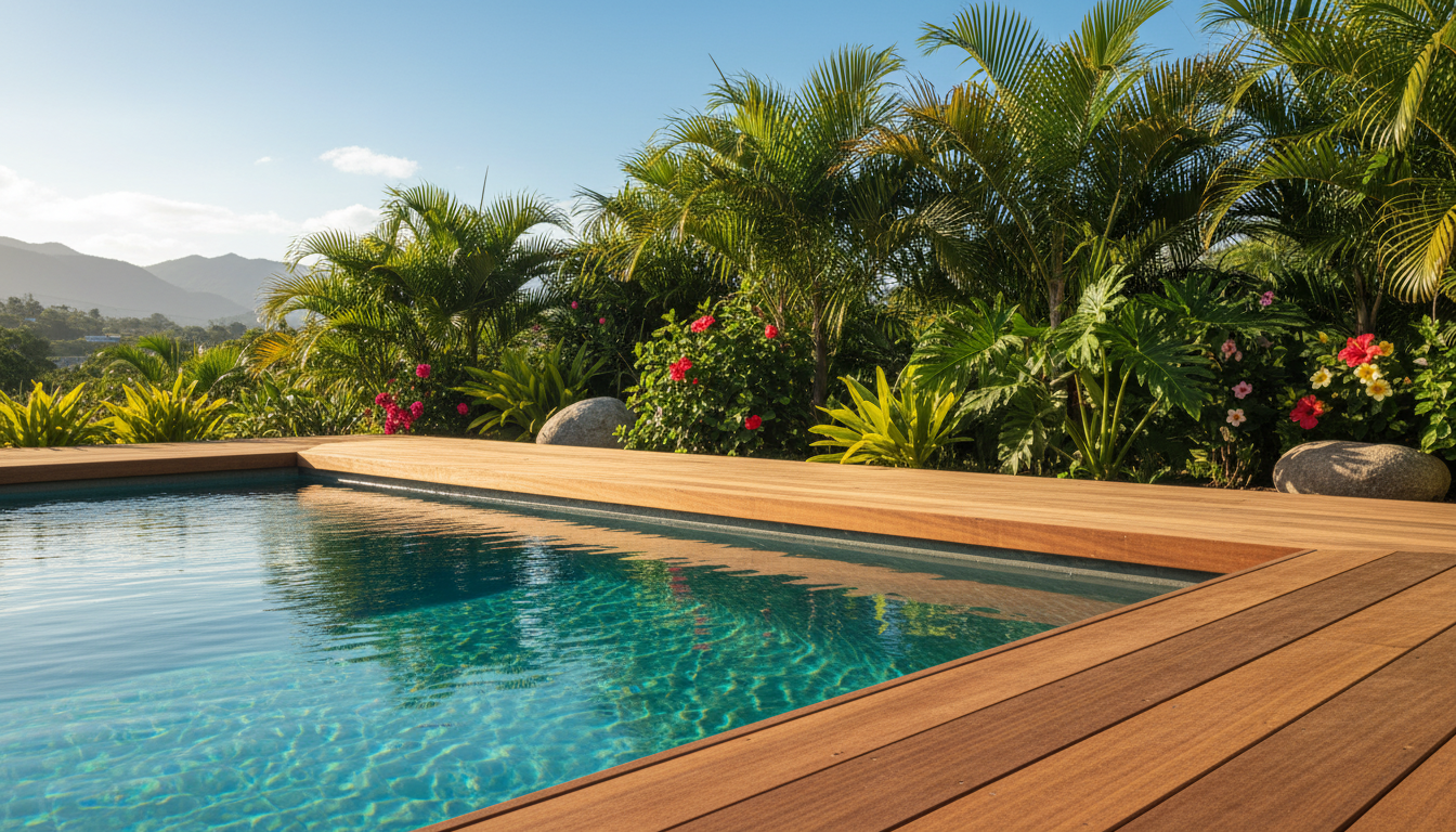 découvrez nos conseils pratiques pour poser une margelle en bois autour de votre piscine, et profitez d'un aménagement élégant et durable.