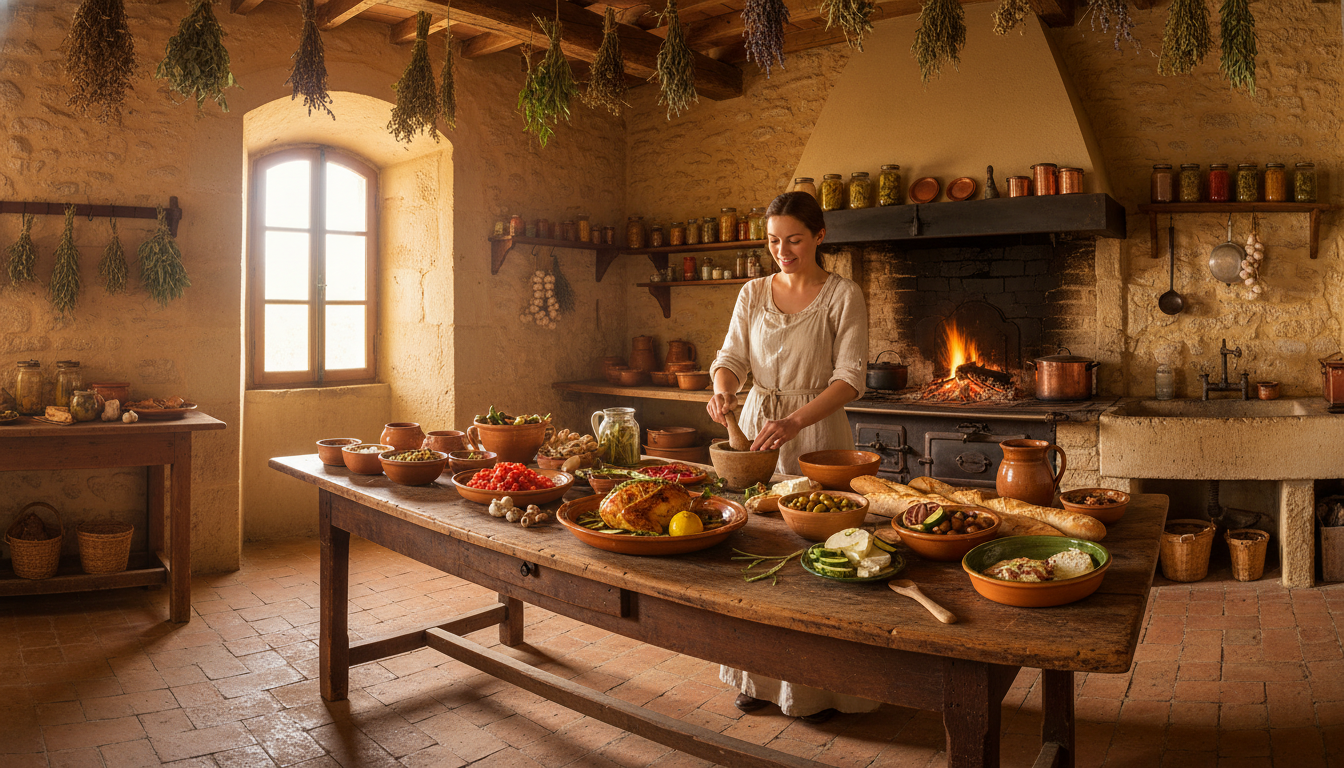 explorez les secrets de la cuisine provençale ancienne et découvrez des recettes authentiques qui éveilleront vos papilles avec des saveurs traditionnelles et gourmandes.