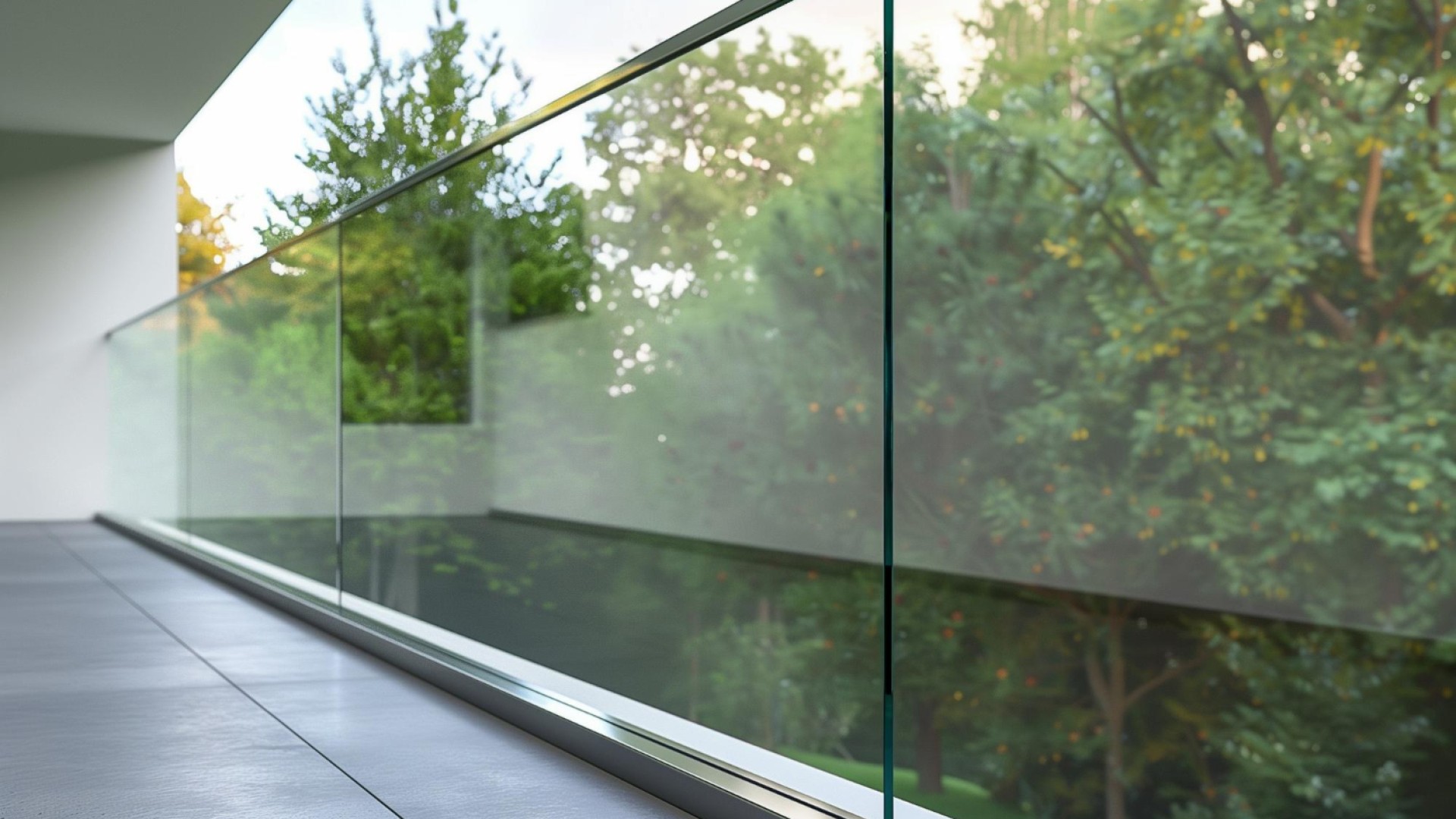 Créer un espace extérieur élégant avec un brise-vue en verre