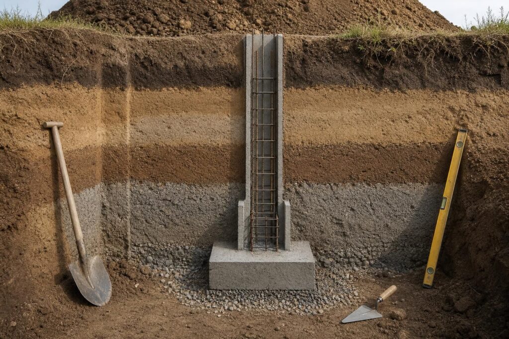 découvrez quelle profondeur est recommandée pour une fondation de mur d'une hauteur de 1m80 afin d'assurer stabilité et durabilité à votre construction.
