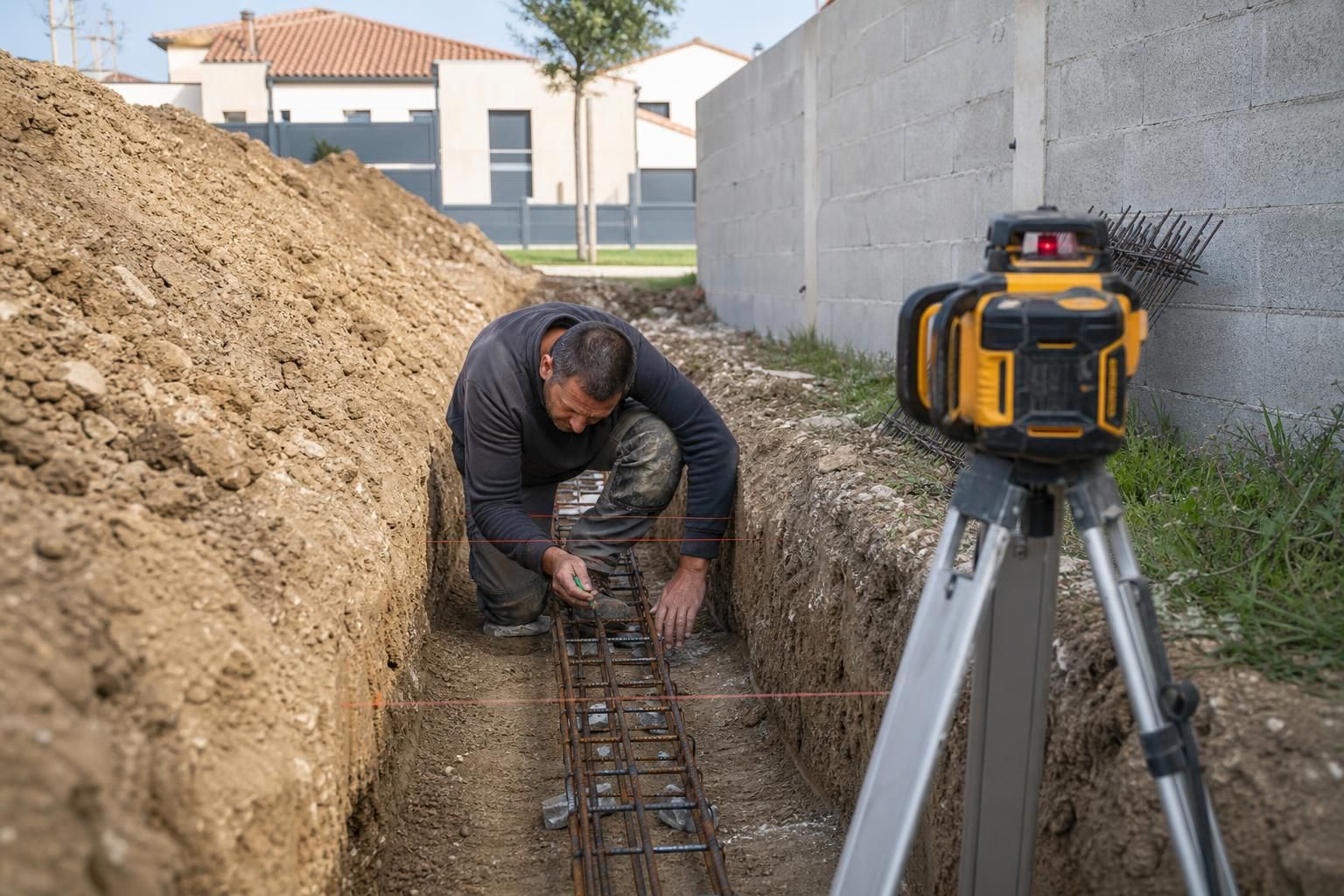 découvrez quelle profondeur est recommandée pour une fondation de mur d'une hauteur de 1m80 afin d'assurer stabilité et durabilité à votre construction.